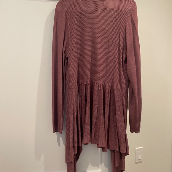 Torrid | Walnut Longsleeve Drape Cardigan - Picture 7 of 9